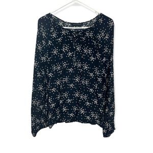 Sanctuary Black and White Floral Blouse